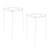 2Pcs Plant Trellis Minimalist Fashionable Iron Garden Plant Climbing Trellis for Indoor Outdoor Decorative White