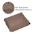 Outdoor Square Tub Hot Spring Spa Bath Dustproof Cover Waterproof Protection (Coffee)