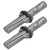 2PCS Heavy Duty Plug Wedges 14mm Stone Splitter High Speed Steel Rock Stone Splitter Splitting Tool