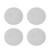 4PCS Coffee Puck Screen 58mm Stainless Steel Round Reusable Coffee Filter Mesh Plate for Portafilter Filter Basket