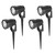 4PCS Waterproof Outdoor Spotlights LED Landscape Light DC12V for Driveway Yard Lawn Garden Decor