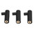 3pcs Bath Towel Hooks Matte Black Stainless Steel Wall Towel Hooks for Bathroom Kitchen Balcony Matte Black