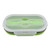Silicone Lunch Picnic Food Fruit Box with Fork Fold able Telescopic Stretchable Container
