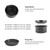 10Pcs Air Fryer Accessory Kit Frying Baking Pan Rack Pizza Tray Pot Metal Holder Bread Bracket Cupcake Mould Set for 3.2QT-5.8QT Air Fryer