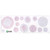 DIY Wall Sticker PVC Innovative Hydrangea Pattern Decals for Living Room Study Room Office