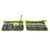 34 Pocket Garden Tool Bucket Bag Color Matching Tool Storage Bag for Outdoor Gardening