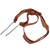 Camera Strap Adjustable Single Shoulder Leather Shoulder Neck Strap for SLR Camera Brown