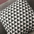Home Pillow Case Sofa Cushion Accessories Linen Nordic Style Daily Use Home Textiles Black Triangle 45x45