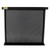 Retractable Clothes Drying Rack with Template Wall Mount Mesh Breathable Platform Aluminium Laundry Drying Rack for Patio Bathroom Black