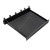 Retractable Clothes Drying Rack with Template Wall Mount Mesh Breathable Platform Aluminium Laundry Drying Rack for Patio Bathroom Black