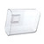 Wall Mount Organizer Sturdy Plastic Transparent Design Easy to Install Wall Remote Holder for Bedroom Living Room Small(4.7x4.0x2.0in)