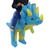 Inflatable Dinosaur Costume Halloween Cosplay Costume Party Riding Triangle Dinosaur Inflatable Doll Suit Middle Children 120‑140cm