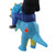 Inflatable Dinosaur Costume Halloween Cosplay Costume Party Riding Triangle Dinosaur Inflatable Doll Suit Middle Children 120‑140cm