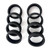 8Pcs Luggage Wheel Covers Carry On Suitcase Caster Wheels Protector Silicone Case Silent Noise Reduction