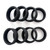 8Pcs Luggage Wheel Covers Carry On Suitcase Caster Wheels Protector Silicone Case Silent Noise Reduction