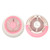 USB Desk Fan Multifunction 3 Speeds Quiet Strong Airflow Small Table Fan for Bedroom Home Office Desktop Travel Pink