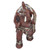 Elephant Statue Resin Desktop Figurine Ornament Home Living Room Decoration GiftRed L 13.5x6x14cm