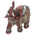 Elephant Statue Resin Desktop Figurine Ornament Home Living Room Decoration GiftRed L 13.5x6x14cm
