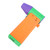 Electric Air Duster Professional 140000RPM Efficient Rechargeable Portable Handheld Turbo Fan for Computer Keyboard Outdoors Car Home Orange