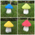 Colorful Large Mushroom Light Outdoor Waterproof Garden Grass Decorative Landscape Light