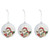 3PCS Christmas Ball Foam Hanging Christmas Tree Ornament for Festival Party DecorationWhite