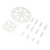 2pcs Washing Machine Sheet Anti Tangle Clips Professional Reusable Sheet Cover Detangler Clips for Washing Machine Dryer