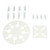 2pcs Washing Machine Sheet Anti Tangle Clips Professional Reusable Sheet Cover Detangler Clips for Washing Machine Dryer
