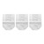3Pcs Fiber Dust Bag Replacement Accessory Fit for ROIDMI EVE Plus Series Vacuum Cleaner