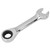 Ratcheting Wrench Chrome Steel 13mm 72 Teeth Reversible Ratchet Spanner for Home Bike Car Repair