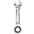 Ratcheting Wrench Chrome Steel 13mm 72 Teeth Reversible Ratchet Spanner for Home Bike Car Repair