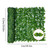 Artificial Leaf Screening Roll UV Fade Protected  Hedging Wall Landscaping Garden Fence Balcony Screen for Indoor Outdoor Decor