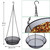 Metal Mesh Hanging Bird Feeder Tray Hanging Bird Feeder Platform for Wild Backyard Outdoor Garden Decoration