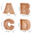 Piggy Bank Toy Alphabets Wooden Coin Piggy Bank Educational Gift for Kids Children  Money Box