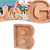 Piggy Bank Toy Alphabets Wooden Coin Piggy Bank Educational Gift for Kids Children  Money Box