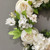 Artificial Peony Wreath Rattan Silk Cloth Simulation Decorative Front Door Wreath for Indoor Outdoor
