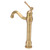 Basin Faucet Retro European Style Brass Gourd Design with Hose and Gasket Bathroom Sink Faucet for Home