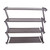 4 Tiers Household Stainless Steel Shoes Rack Shelf Stand Holder Storage Organizer (Coffee)