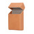Cigarettes Box PU Leather Holder Cigarettes Box Case for 20PCS Cigarettes Travel Home Brown