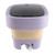 6L Mini Portable Bucket Washer Foldable Automatic Mini Clothes Washer with Soft Spin Dry 100‑240V Purple Color US Plug