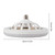 Ceiling Fans with Lighting 30W Dimmable Fan Lamp Modern Smart E27 Lamp Head Fan Light for Home Bedroom Living Room