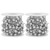 2Pcs ABS FivePointed Star Pearls Beads String for Wedding Bridal Bouquet Christmas Decoration(Silver Beads 10m Roll)