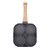 4 Hole Frying Pan Non Stick Heat Resisting Omelet Pan for Pancakes Burgers Kitchen Accessory Wood Grain for Gas and Induction Cooker Black