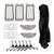 Robot Vacuum Cleaner Accessory Brush Dust Bag Cleaning Cloth Set Kit for EVE PLUS