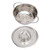 Manual Juicer Stainless Steel Manual Hand Squeezer with Bowl Juicer Strainer for Citrus Lemon Orange Lime