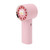 Portable Mini Handheld Fan USB Rechargeable Handheld Turbine Fan for Shopping School Fitness Outdoor Activities Study Pink