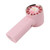 Portable Mini Handheld Fan USB Rechargeable Handheld Turbine Fan for Shopping School Fitness Outdoor Activities Study Pink
