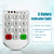 Electronic Cabinet Lock Keypad Lock Independent & Open Dual Working Modes 3 Color Indicator Emergency Power Supply Password Protection Password Cabinet Locks for Home Public Places Drawer Locker Storage Box