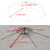 2.7m Double Top Sunshade Umbrella Cloth Replace Outdoor Courtyard Garden Umbrella Surface Replace Rainproof Sunshade Cloth