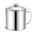 Oil Container Grease Pot Stainless Steel Strainer Large Capacity for Kitchen Cooking 304 Stainless Steel 1.3L