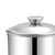 Oil Container Grease Pot Stainless Steel Strainer Large Capacity for Kitchen Cooking 304 Stainless Steel 1.3L
